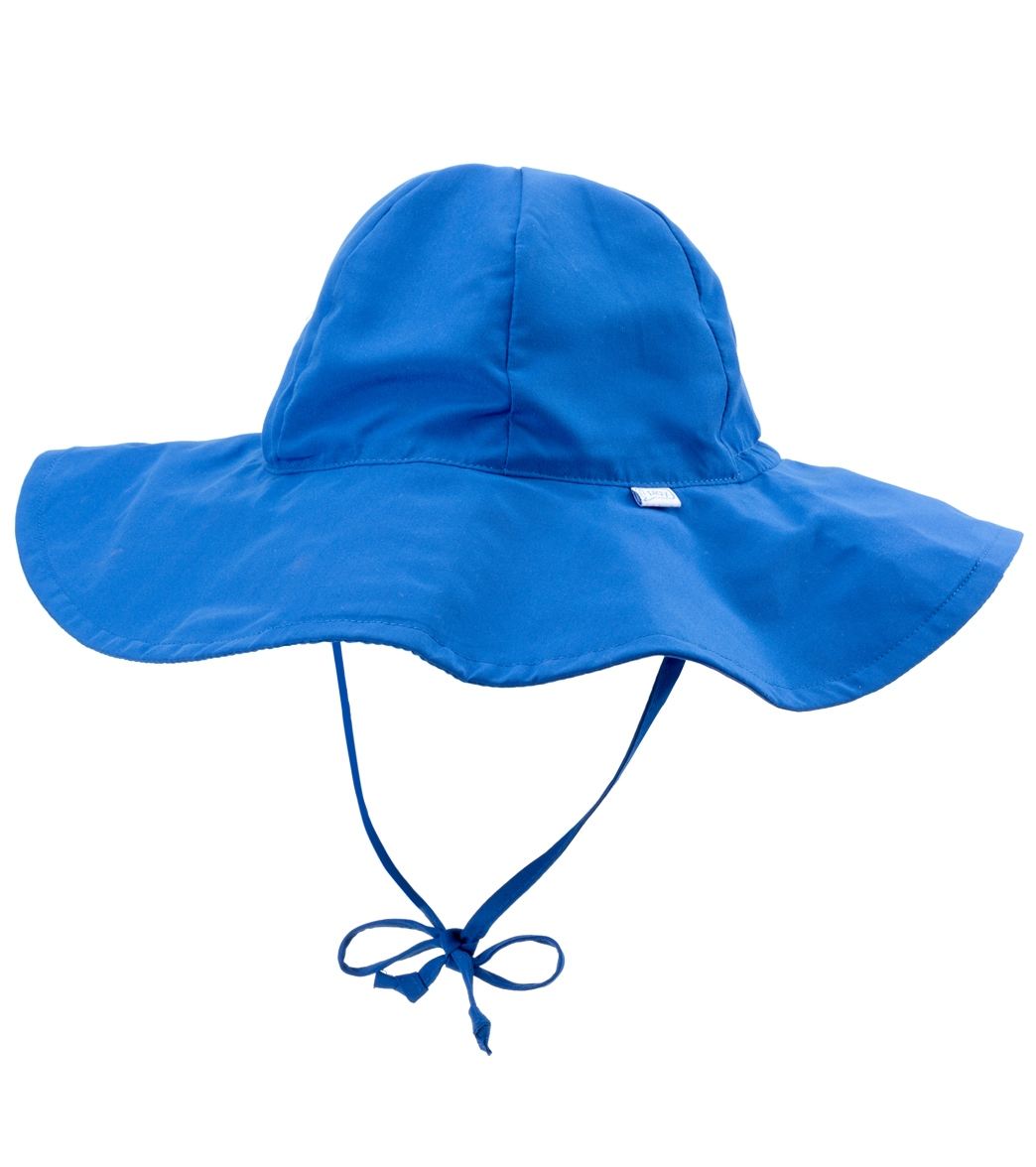 I Play. By Green Sprouts Solid Brim Sun Protection Hat Baby - Royal Blue 9-18 Months - Swimoutlet.com