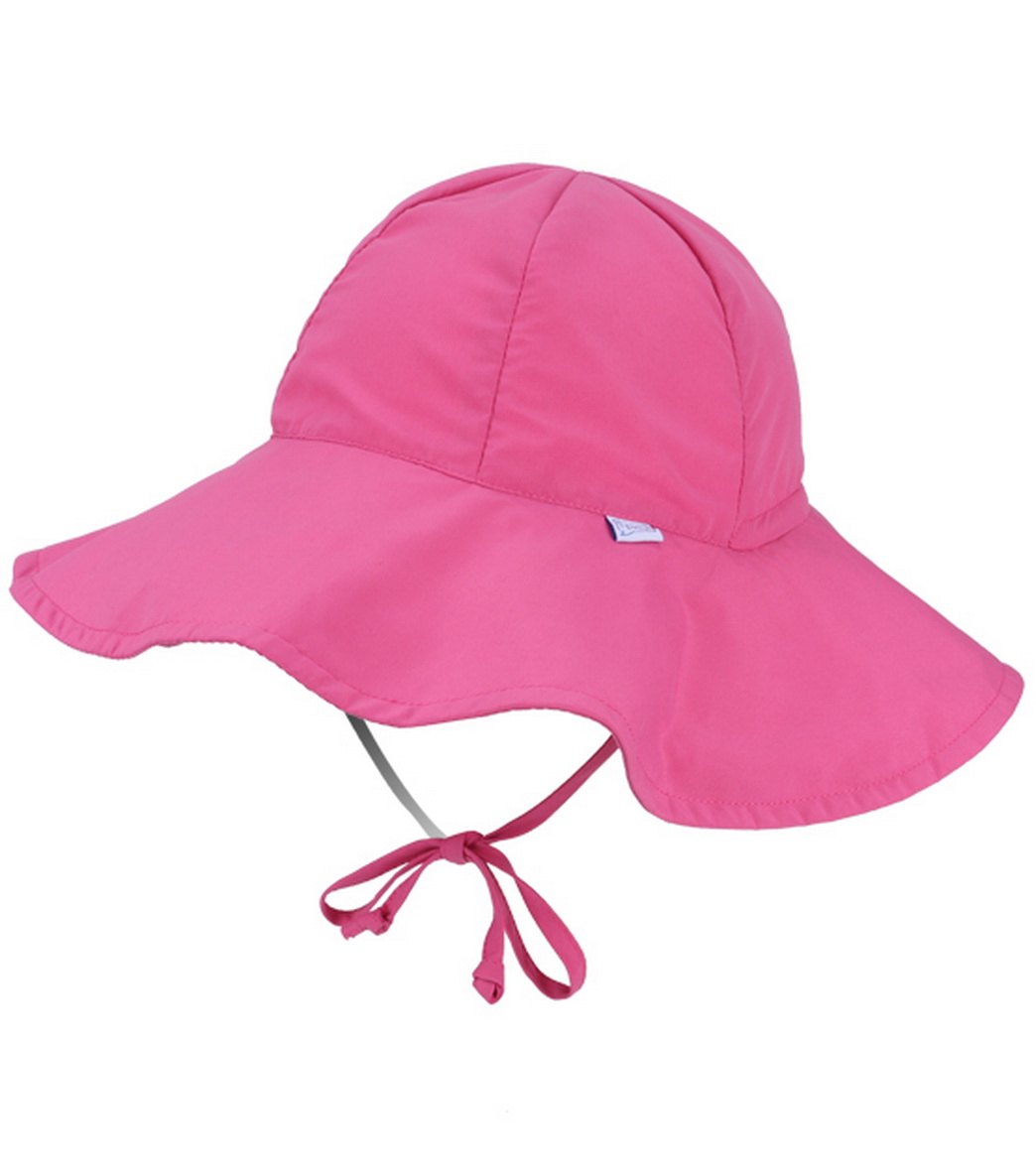 I Play. By Green Sprouts Solid Brim Sun Protection Hat Baby - Hot Pink 2-4 Yrs - Swimoutlet.com
