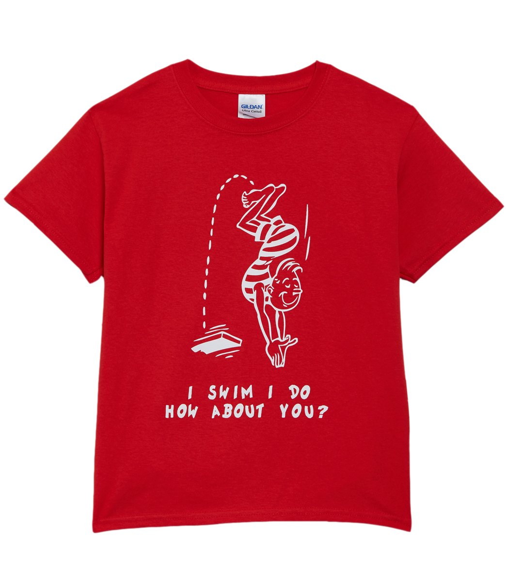Ambro Manufacturing Dr. Small Youth Tee Shirt - Red Small Cotton - Swimoutlet.com