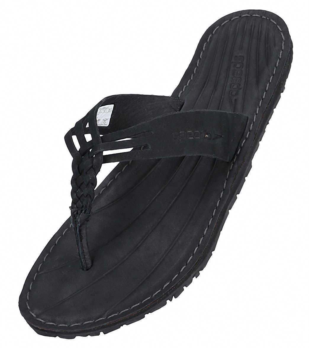 Speedo Women's Downshift Leather Flip Flop at SwimOutlet.com