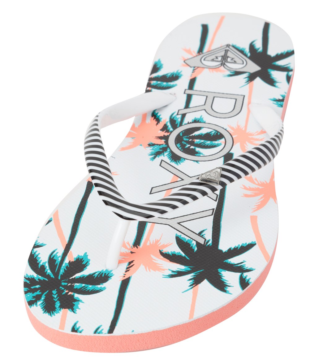 roxy rainbow flip flops