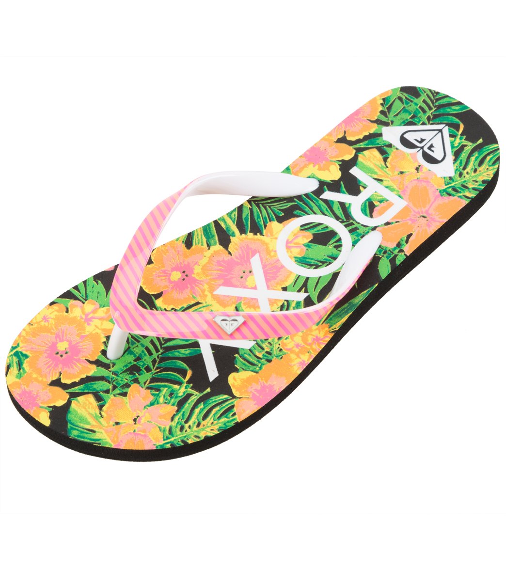 roxy rainbow flip flops