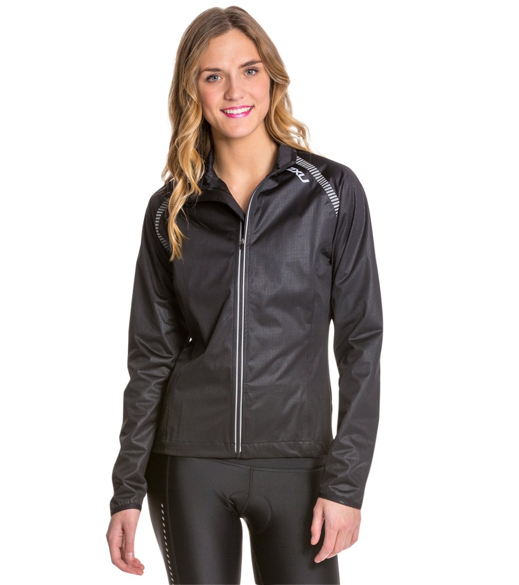 2Xu Women's X-Lite Membrane Jacket - Black/Black Xl - Swimoutlet.com