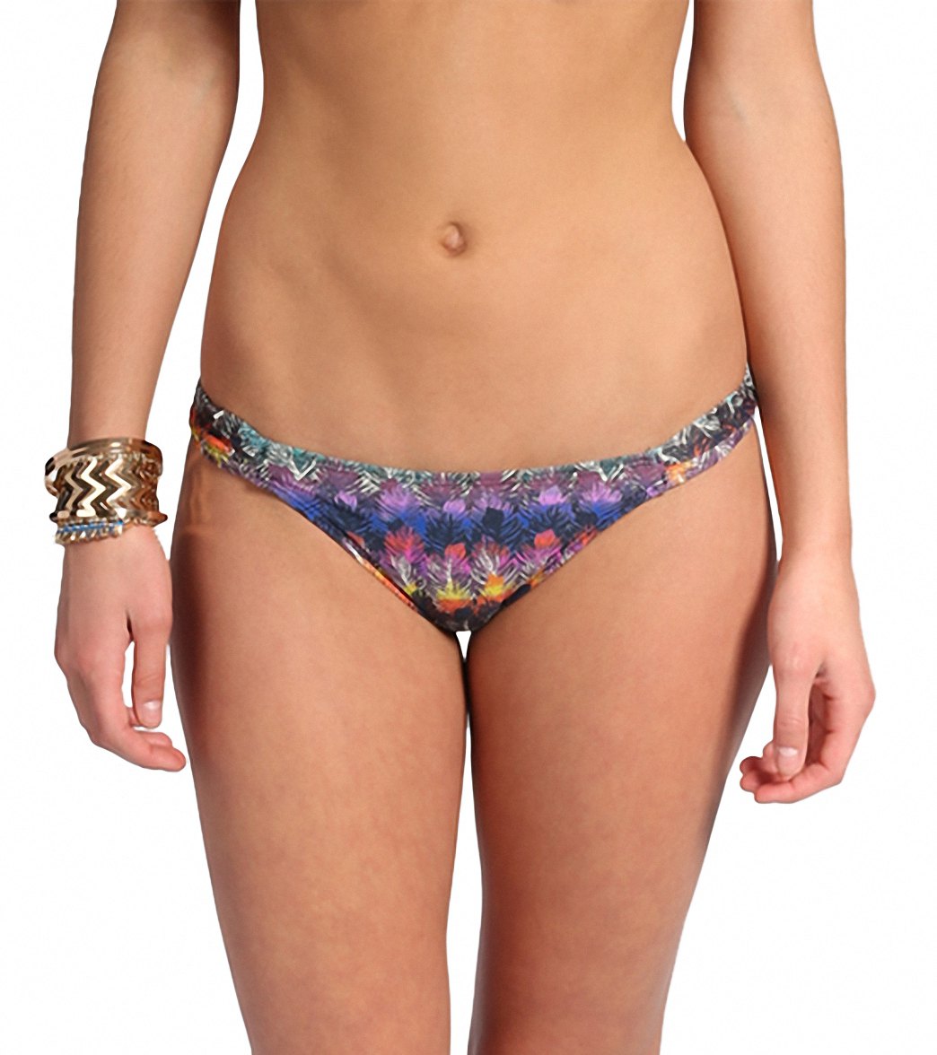 Sofia Pisac Drape Bikini Bottom - Multi Large - Swimoutlet.com
