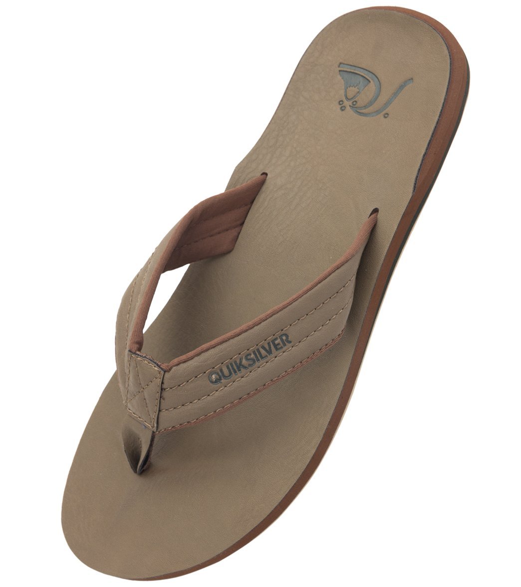 nubuck flip flops