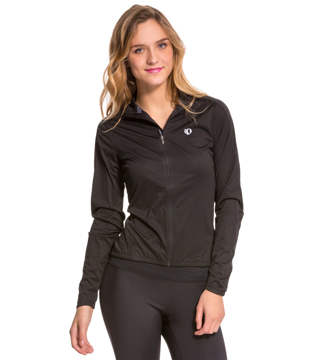 Pearl Izumi Women's Elite Aero Jacket - Black Large Polyester - Swimoutlet.com