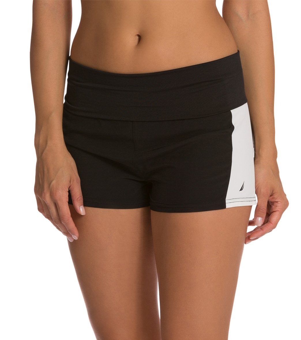 Nautica Women's Full Speed Banded Speed Short at SwimOutlet.com