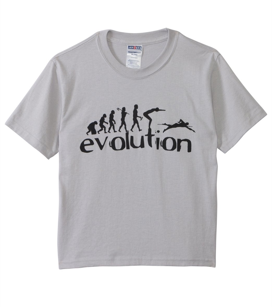 Ambro Manufacturing Youth Evolved Tee Shirt - Grey Small Cotton - Swimoutlet.com