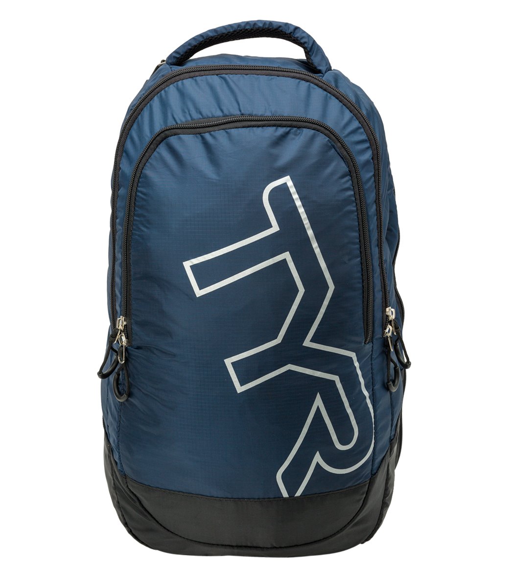 TYR Victory Backpack - Navy Nylon - Swimoutlet.com