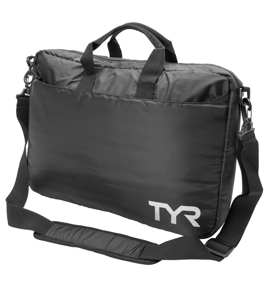 TYR Laptop Briefcase - Black - Swimoutlet.com