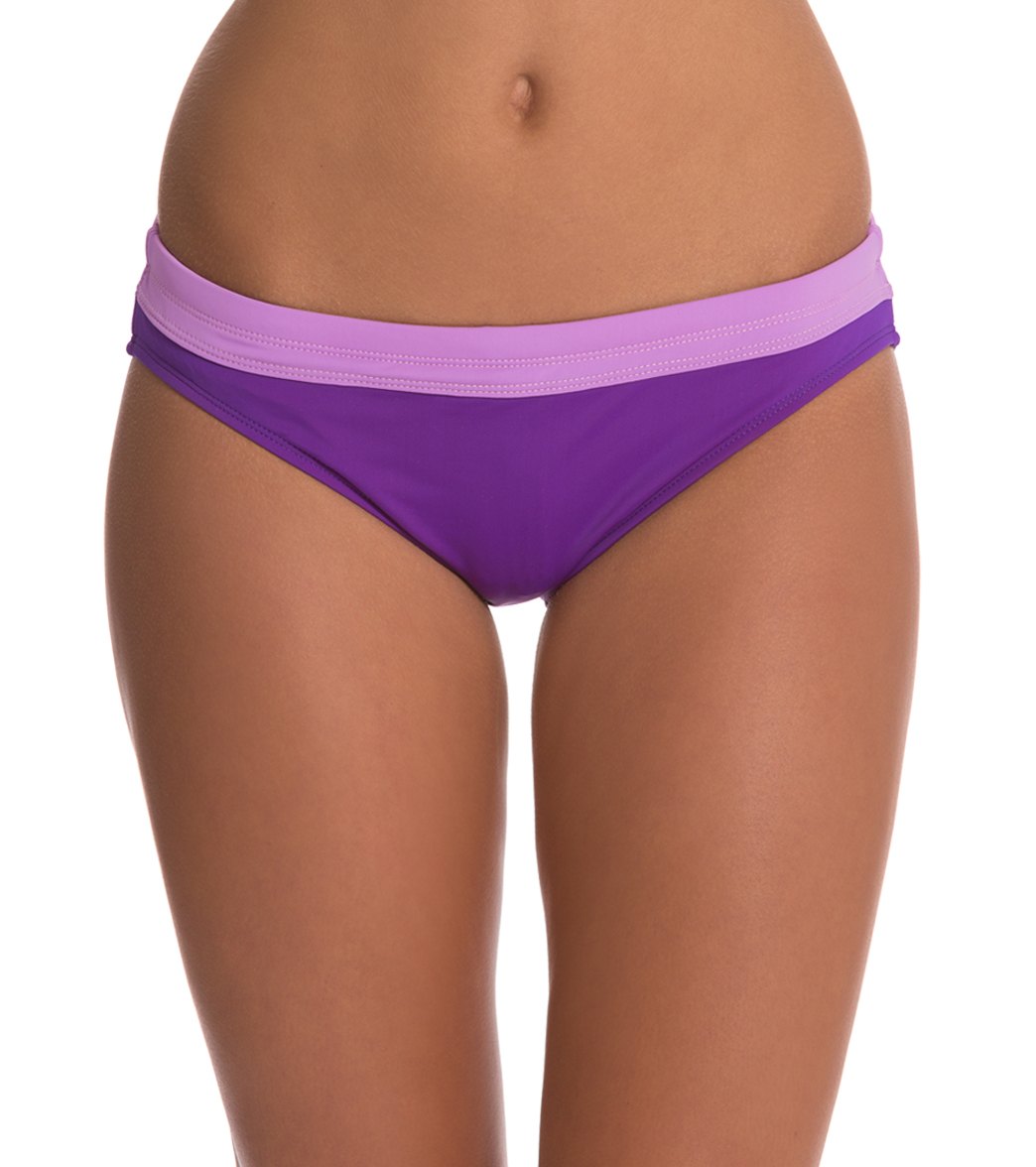 Eq Swimwear Rebel Swim Bottom - Purple/Lilac X-Small Polyester - Swimoutlet.com