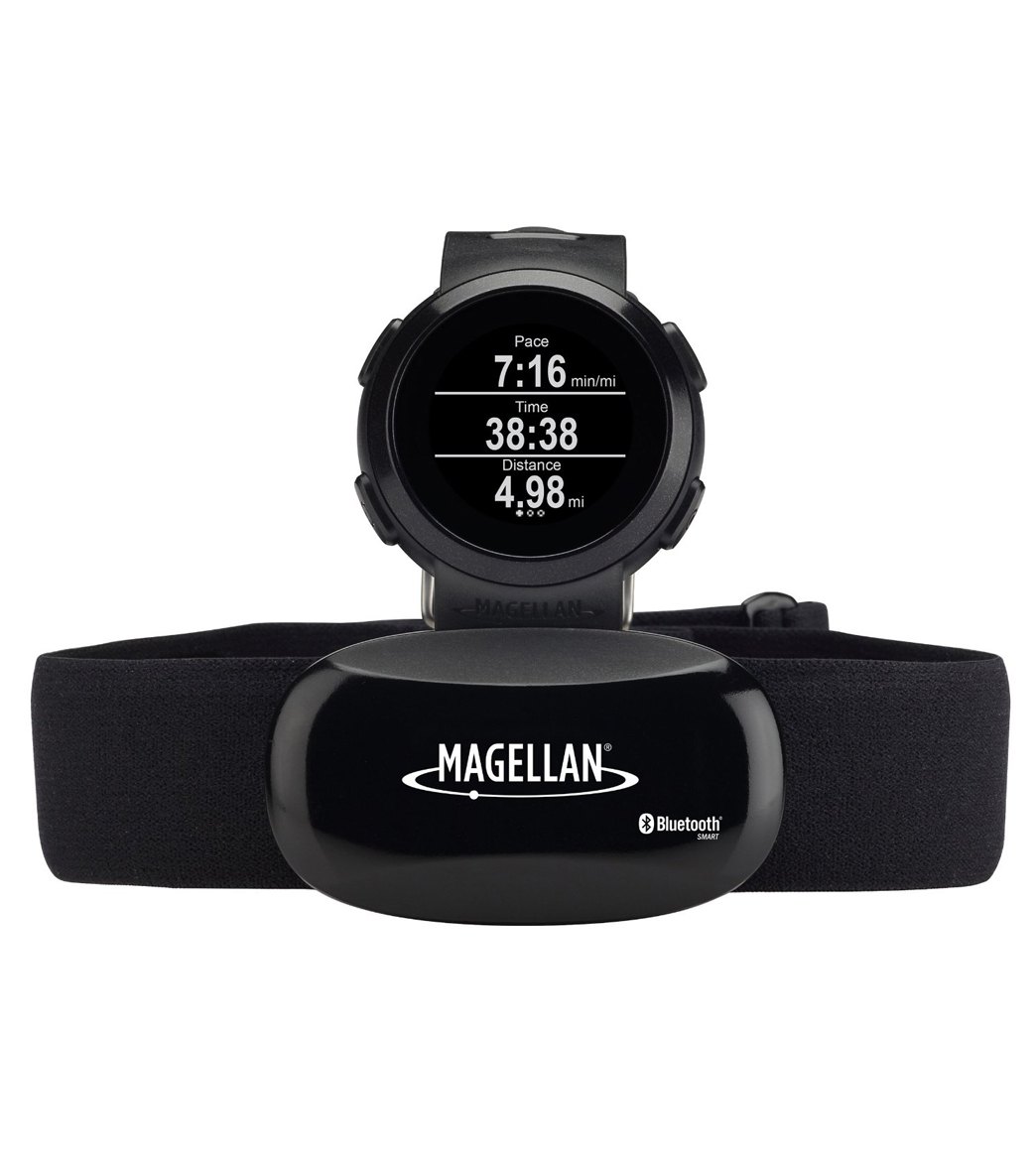 Magellan The Echotm Smart Sport Watch With Heart Rate Monitor - Black - Swimoutlet.com