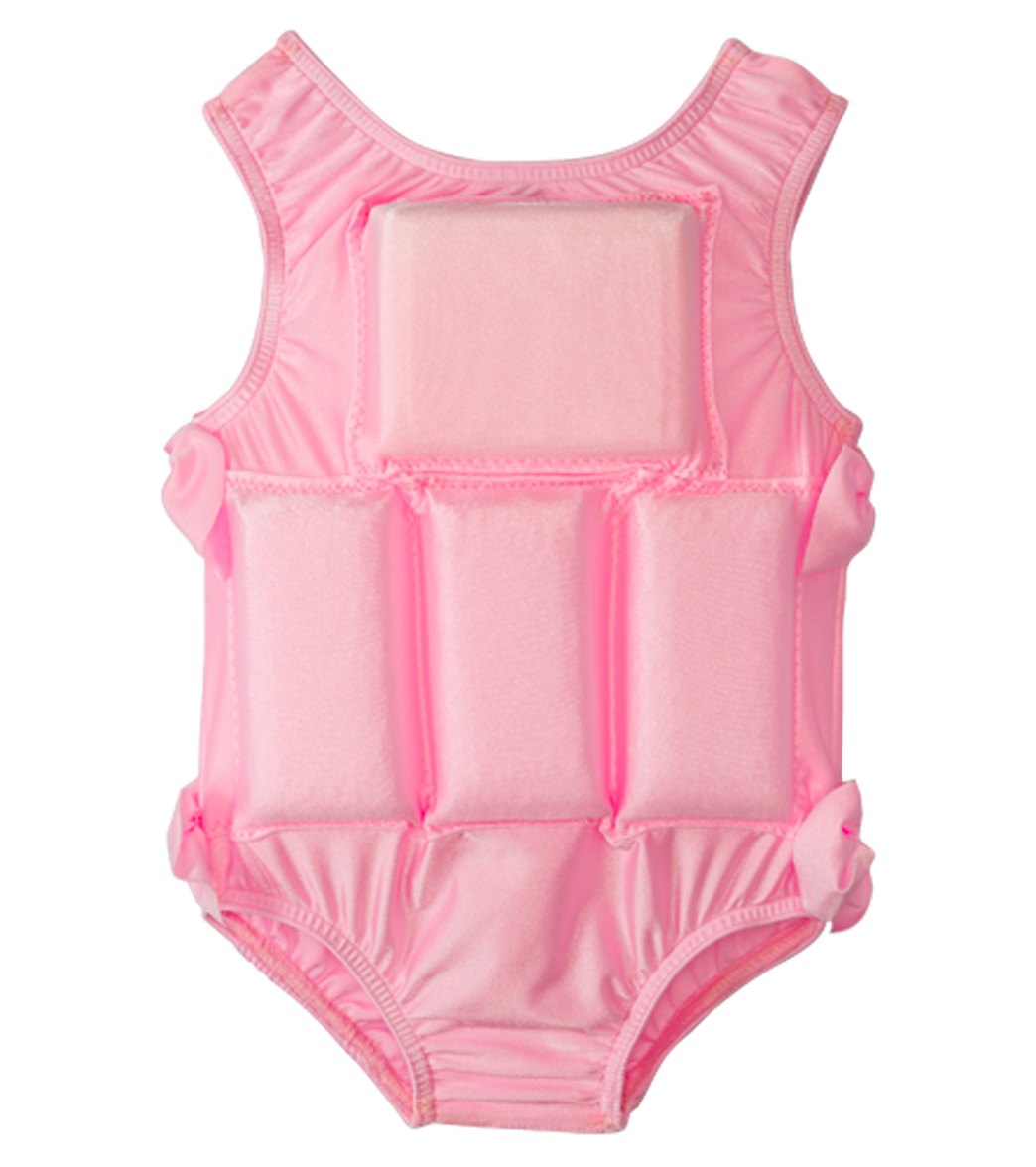 My Pool Pal Girls' Bubble Gum Pink Float Suit at SwimOutlet.com