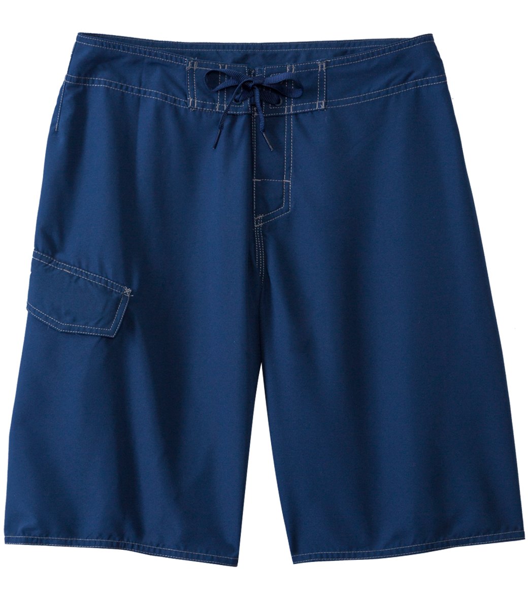 Dolfin Fitted Board Short - Navy 38 Polyester - Swimoutlet.com
