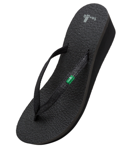 Sanuk Women S Yoga Spree Wedge Flip Flop At Swimoutlet Com