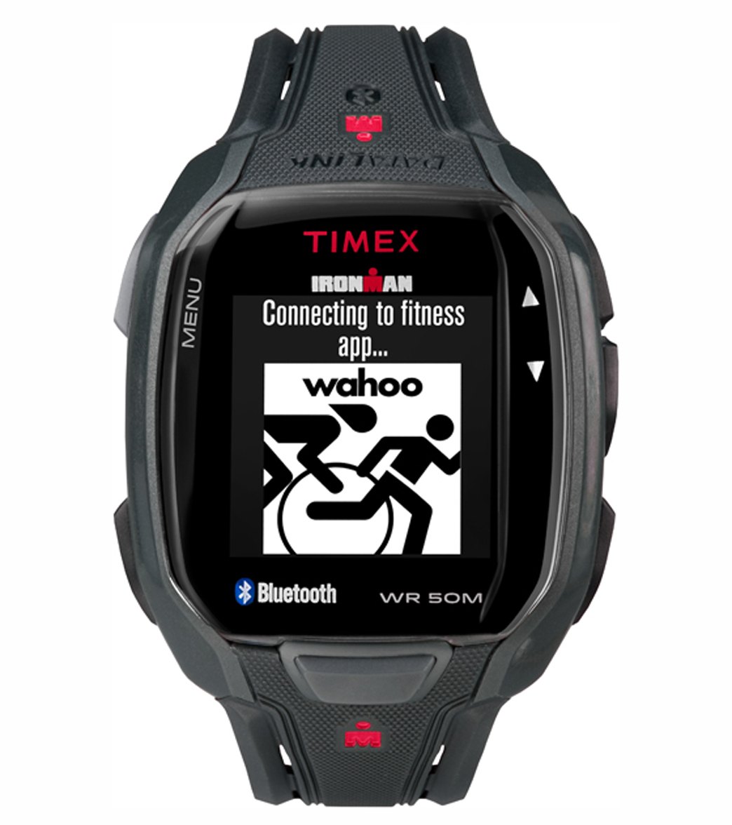 Timex Ironman Run X50+ Smart Watch - Black/Red - Swimoutlet.com