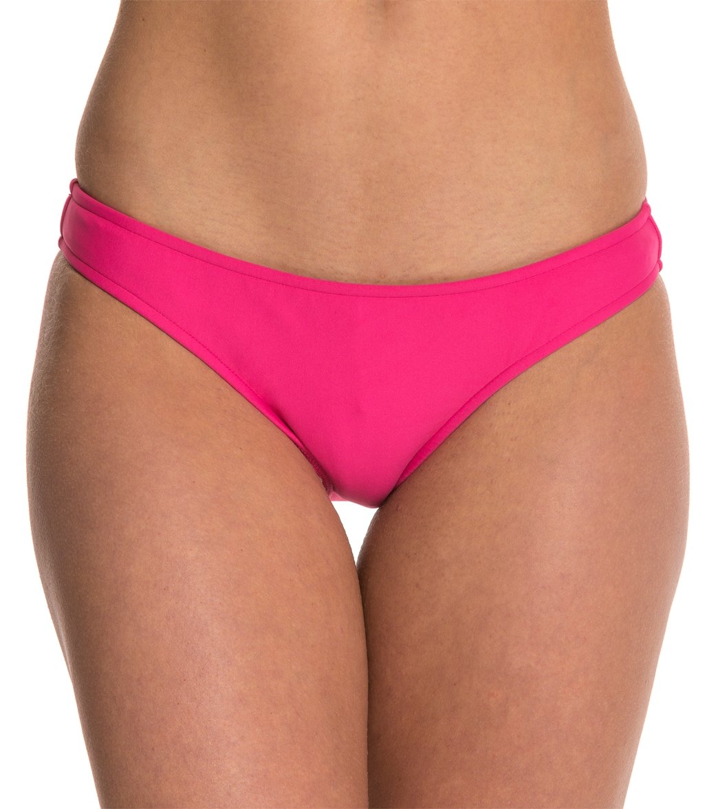 Seafolly Bow Back Bikini Bottom - Rasberry 6 - Swimoutlet.com