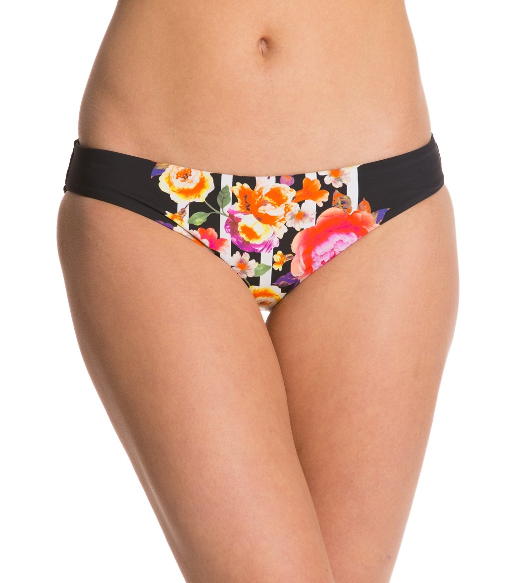 Seafolly Romeo Rose Hipster Bikini Bottom - Black 6 - Swimoutlet.com
