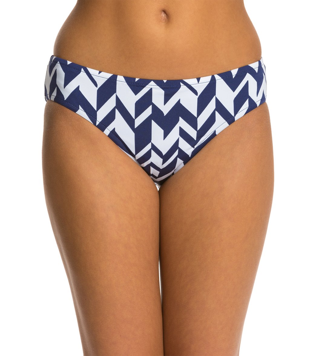 Jag Swimwear Maldives Stripe Reversible Retro Bikini Bottom at
