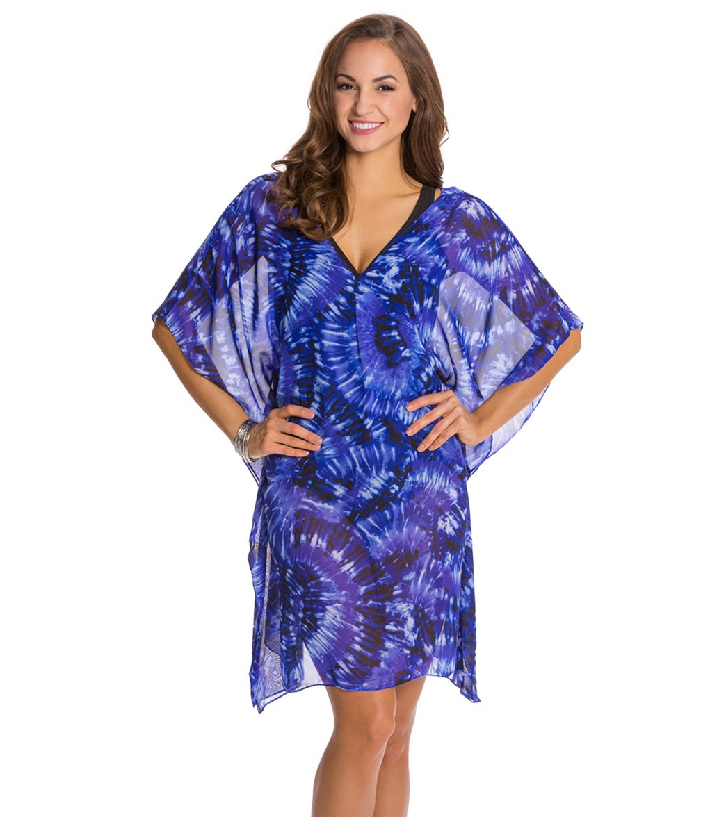 Miraclesuit Fan Dance Caftan Cover Up at SwimOutlet.com - Free Shipping