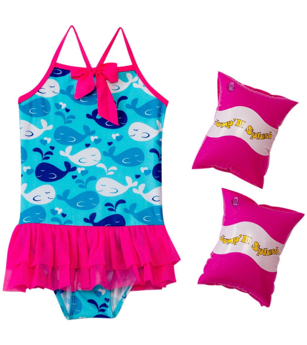 bathing suits with floaties for baby