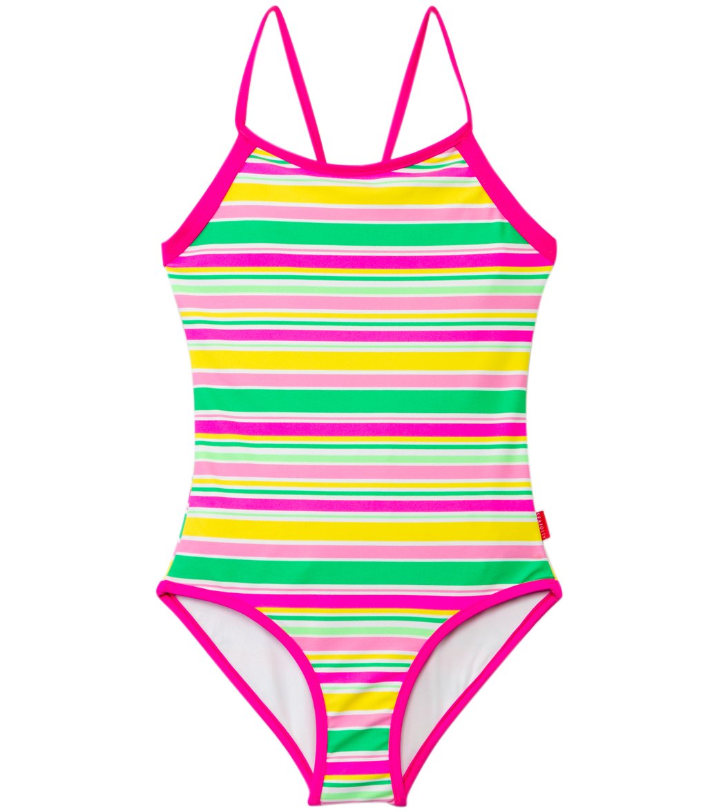 Seafolly Girls Holiday Loop Back One Piece (6yrs-16yrs) at SwimOutlet.com