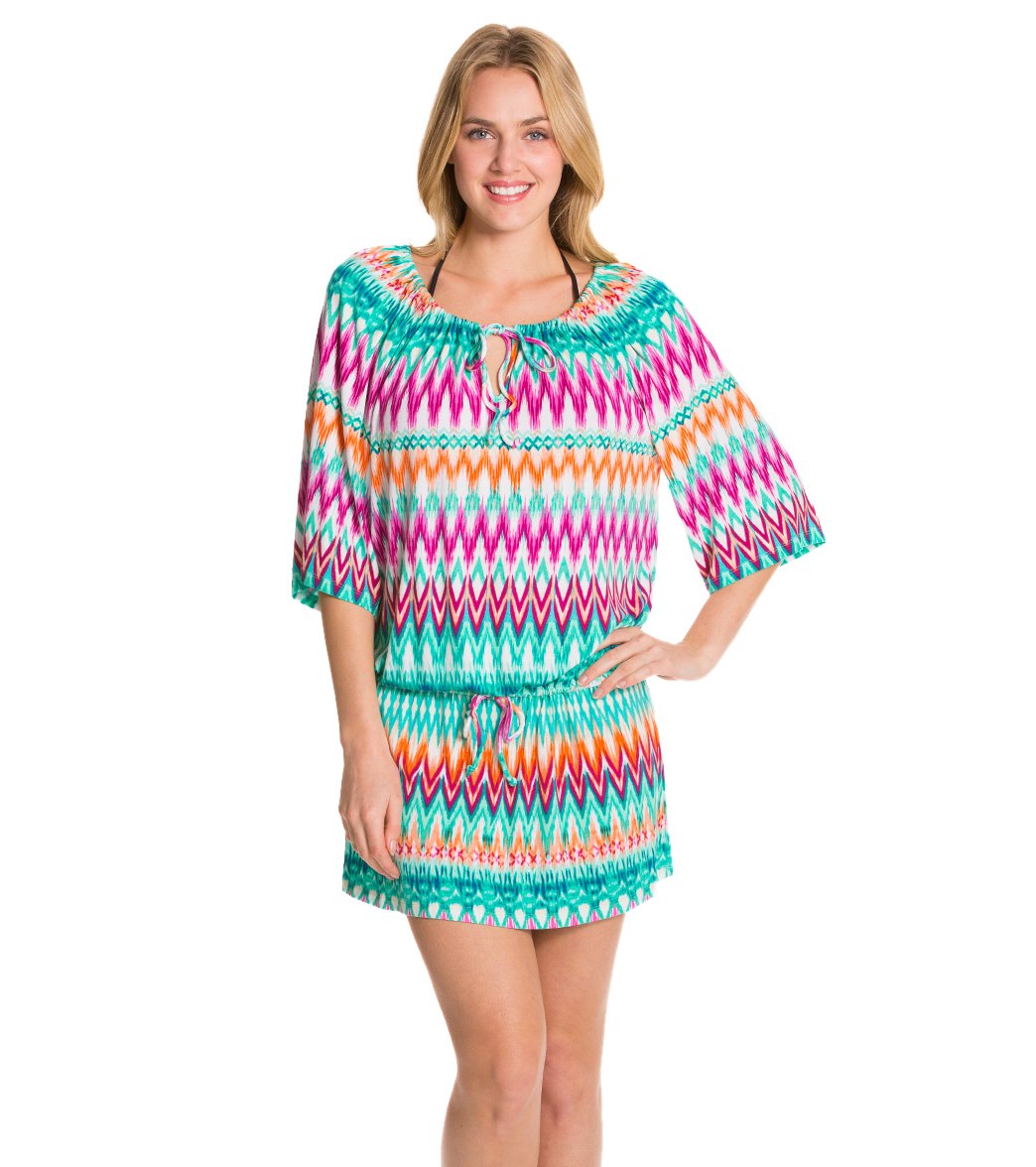 Kenneth Cole Reaction Beachside Beauty Cover Up Tunic at SwimOutlet.com ...