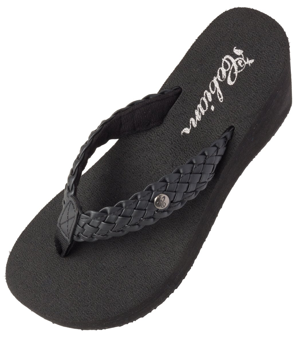 cobian wedge flip flops