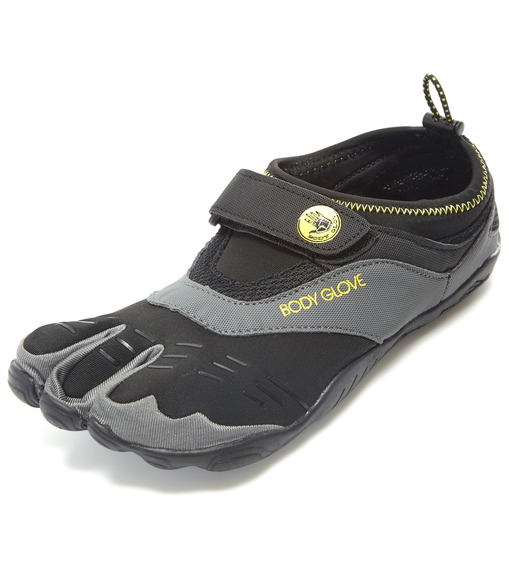 Body Glove Men's 3T Max Water Shoe - Black/Yellow 13 Rubber - Swimoutlet.com