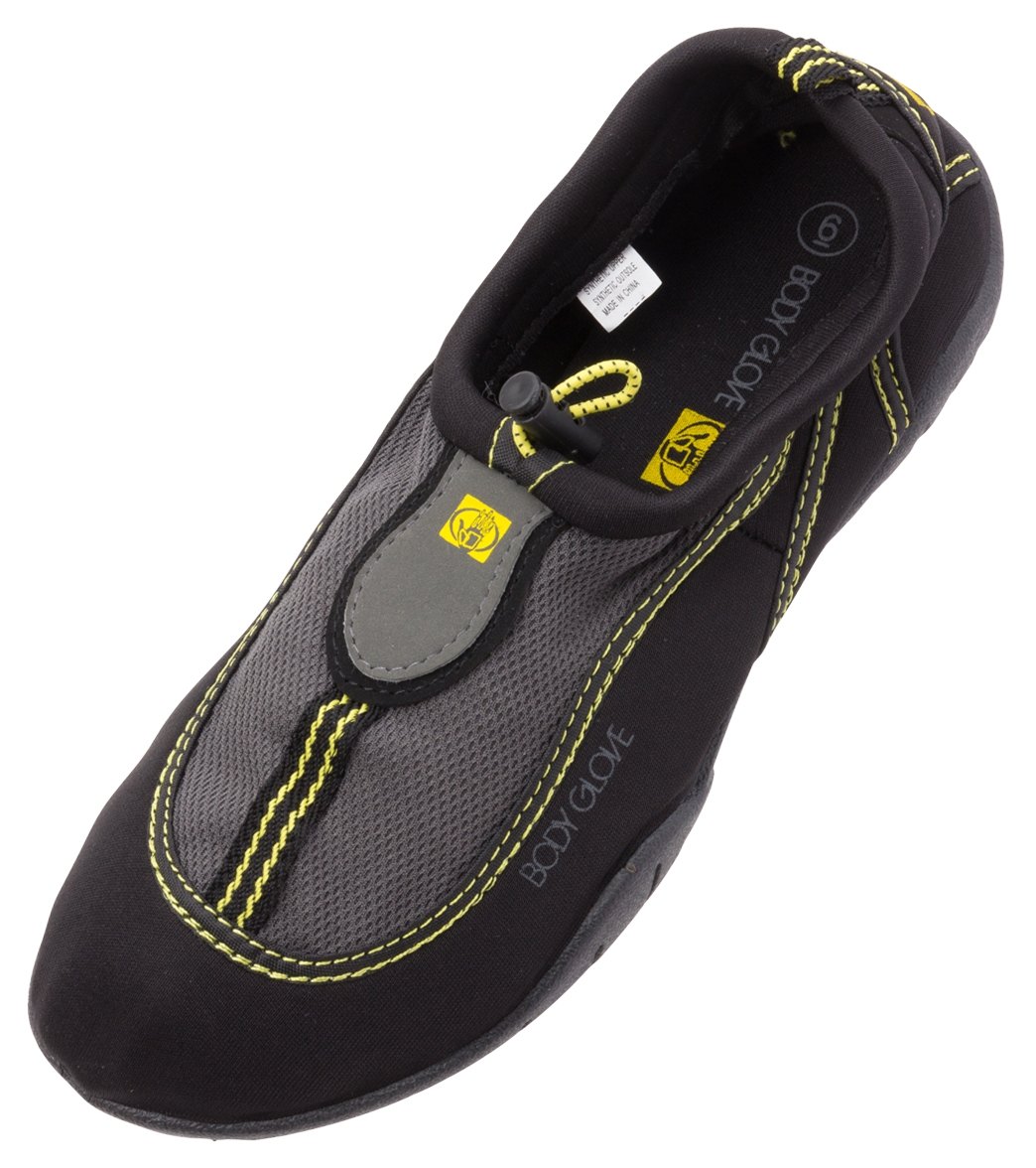 Body Glove Youth Riptide 3 Water Shoes - Black Yellow 1 - Swimoutlet.com