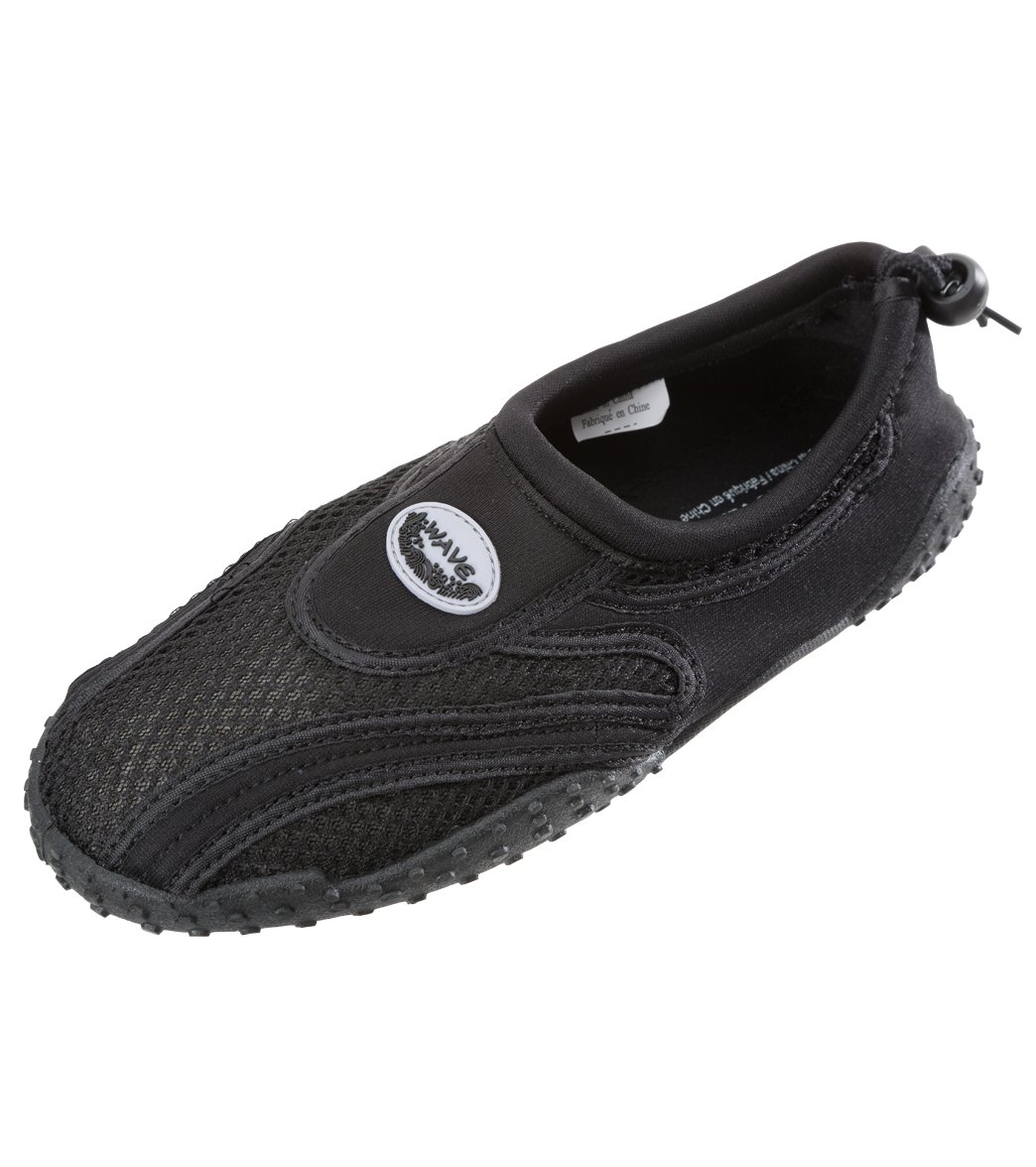 Easy Usa Women's Wave Water Shoes - Black/Black 6 - Swimoutlet.com