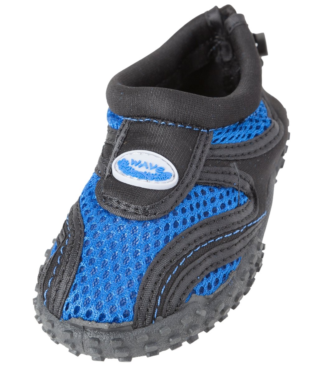 Easy Usa Infants Water Shoes - Black/Royal 5 - Swimoutlet.com