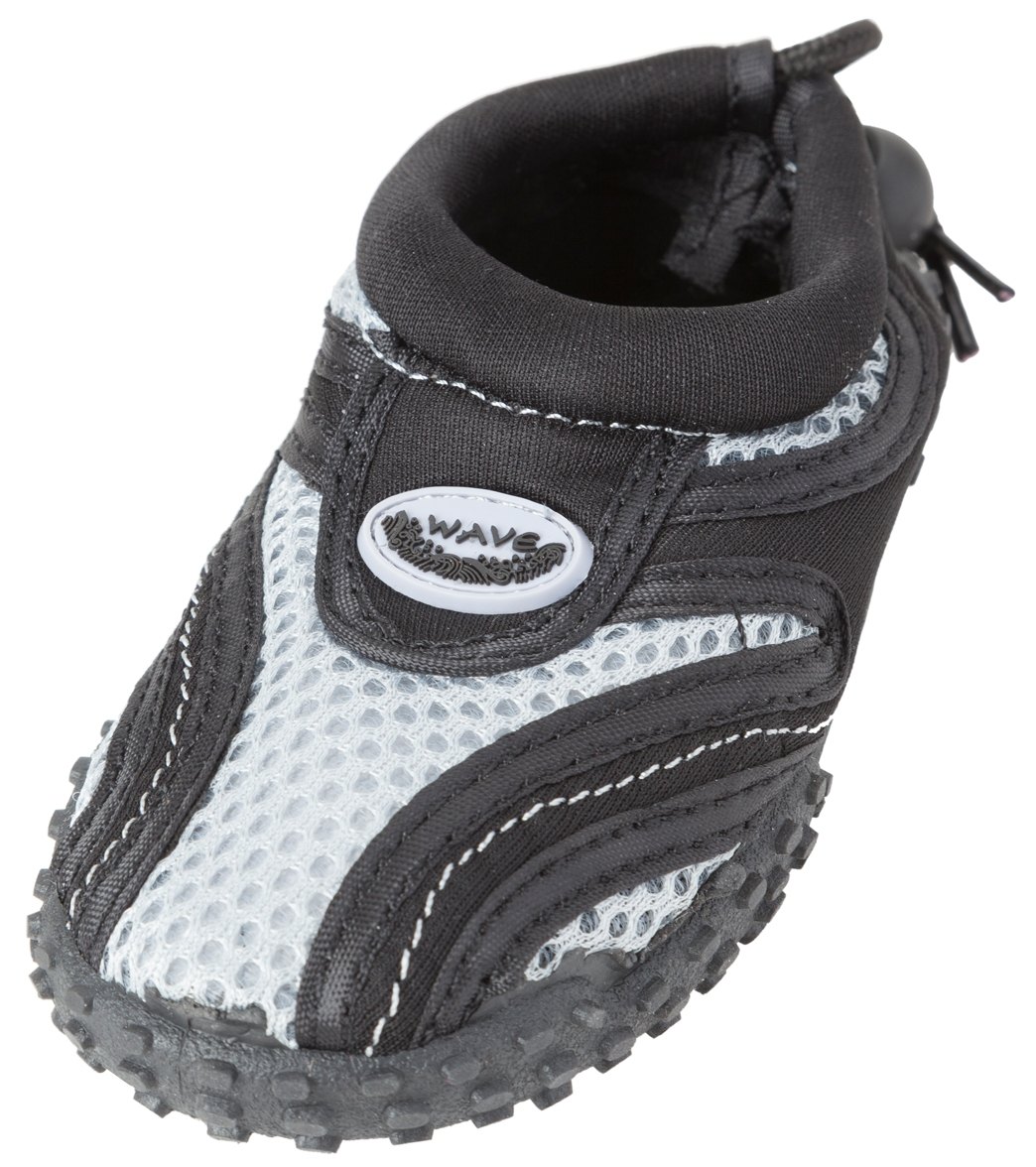 Easy Usa Infants Water Shoes - Black/Grey 5 - Swimoutlet.com