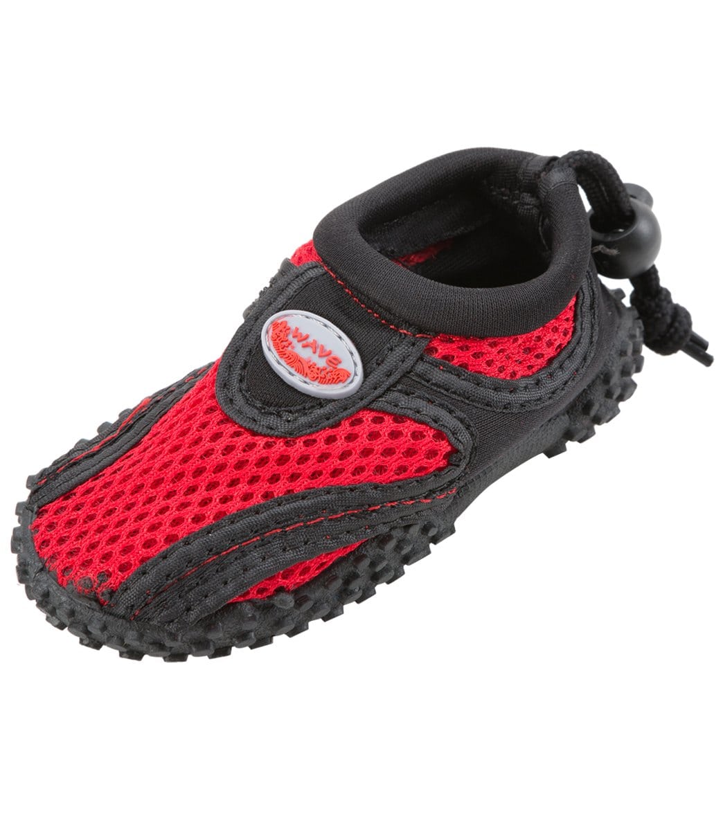 Easy Usa Infants Water Shoes - Black/Red 5 - Swimoutlet.com
