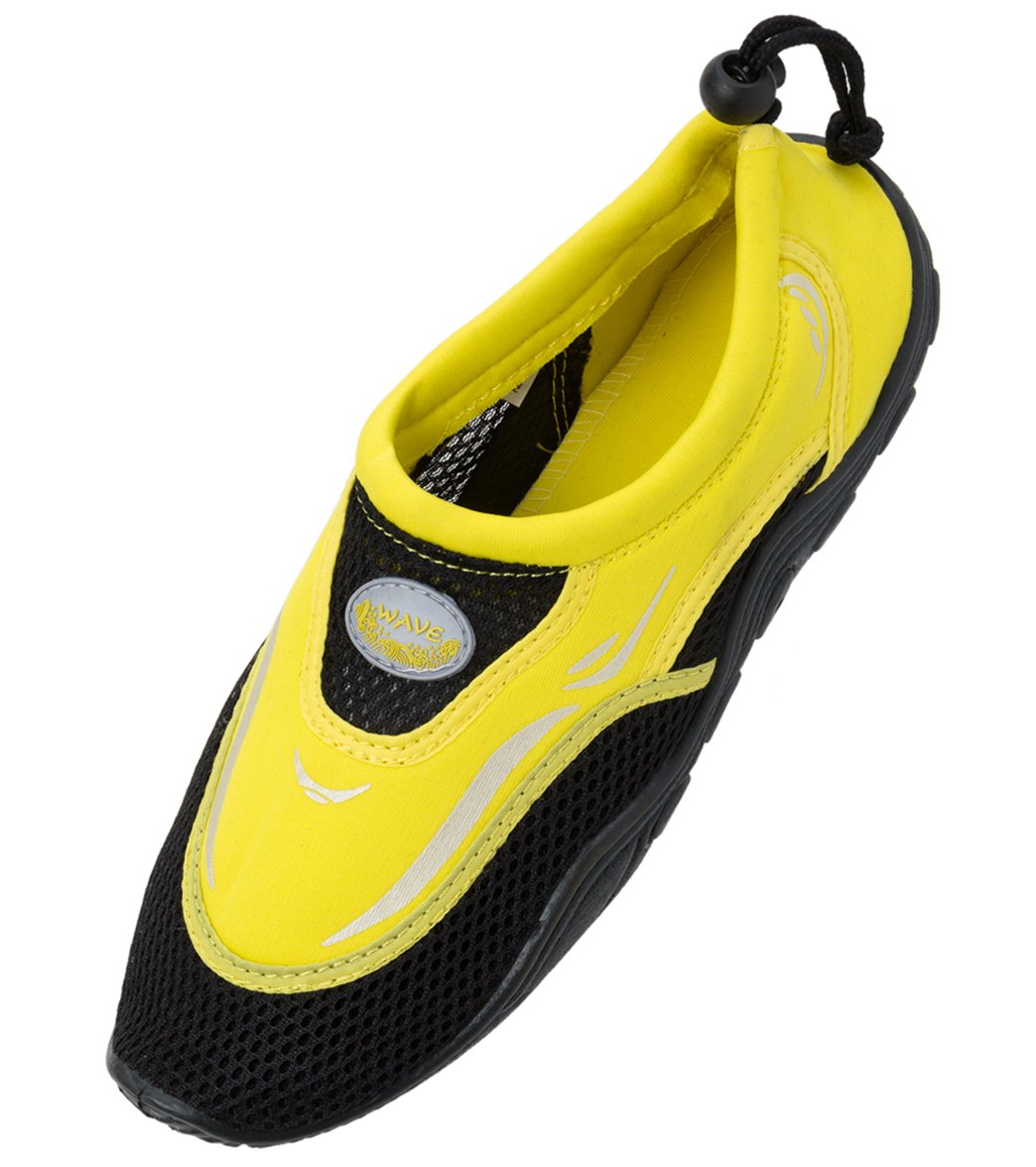 Easy Usa Men's Water Shoes - Black/Yellow 7 - Swimoutlet.com