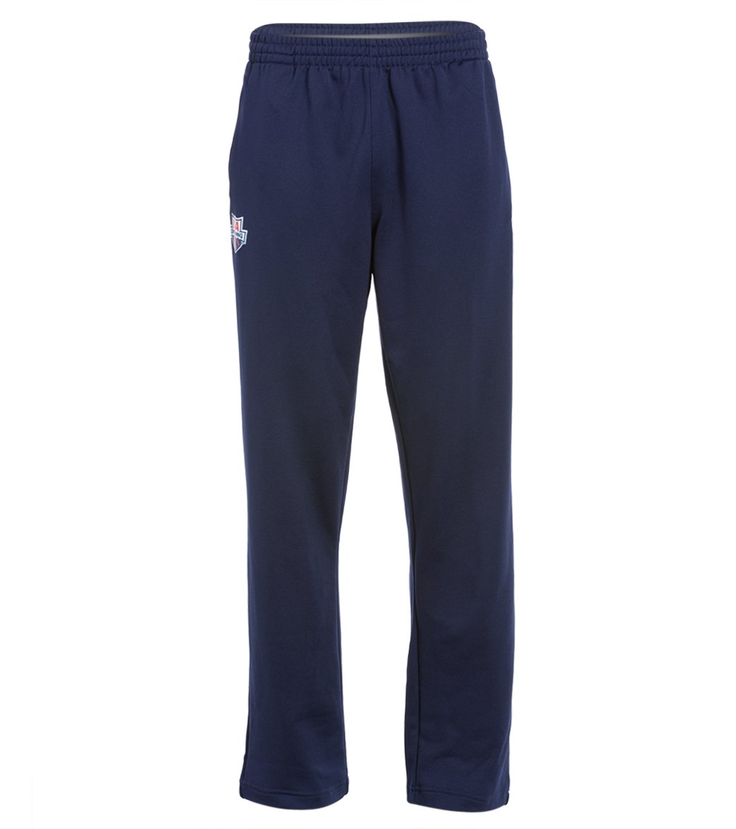 Usa Swimming TYR Men's Alliance Victory Warm Up Pants - Navy Medium Polyester - Swimoutlet.com