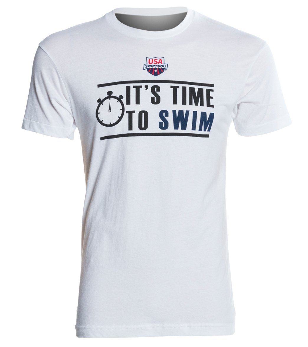 USA Swimming Men's It's Time Crew Neck TShirt at