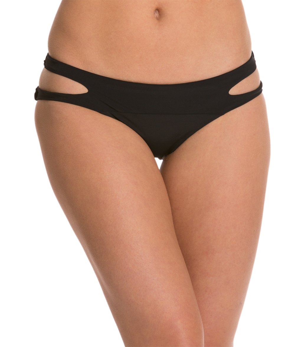 Aerin Rose Jet X-Cut Brief Bikini Bottom - Xl Size Xl - Swimoutlet.com