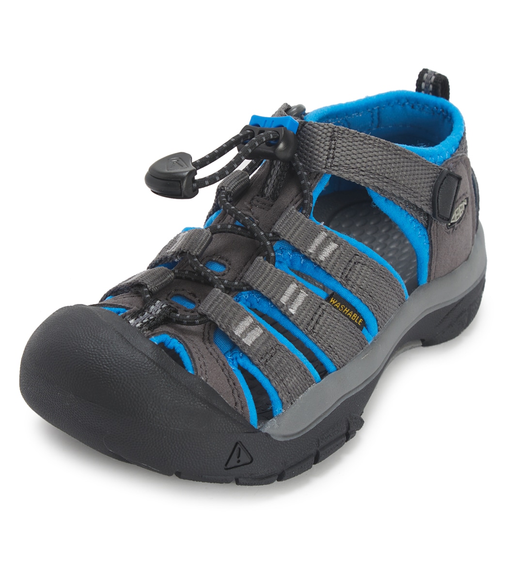 Keen Youth's Newport H2 Water Shoes - Magnet/Brilliant Blue 10 - Swimoutlet.com
