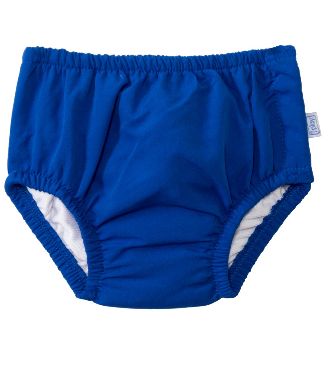 I Play. By Green Sprouts Royal Blue Ultimate Snap Swim Diaper Baby - Xl 18-24Mo Cotton - Swimoutlet.com