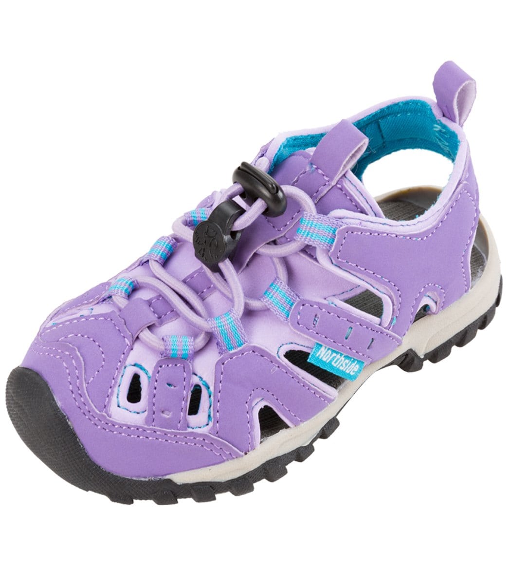 Northside Girls' Burke Ii Water Shoes - Purple/Blue 8 Faux-Suede - Swimoutlet.com