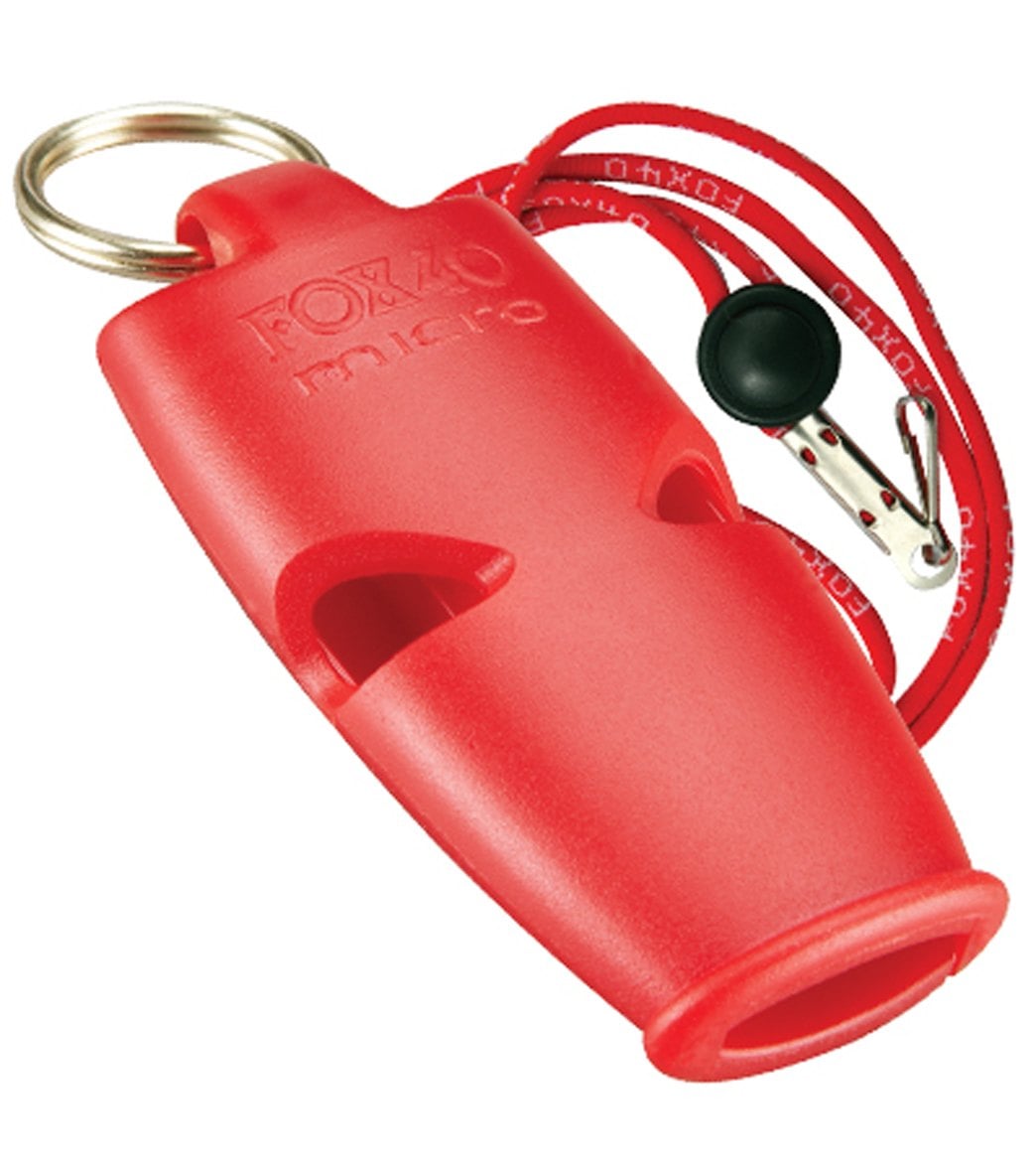 Fox 40 Micro Lifeguard Whistle with Breakaway Lanyard at