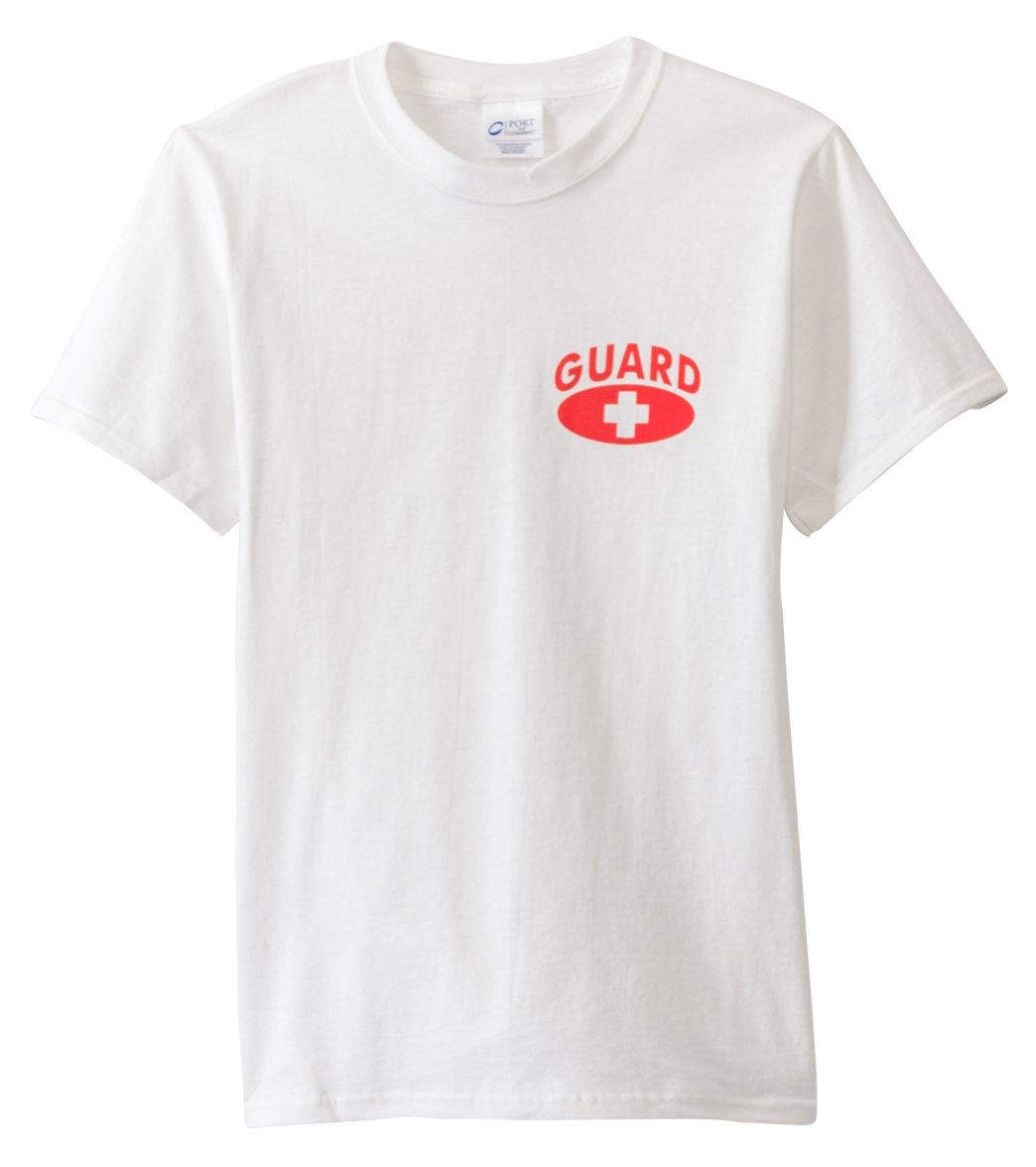 Kemp Lifeguard Small Logo T-Shirt - White Xxl Cotton - Swimoutlet.com