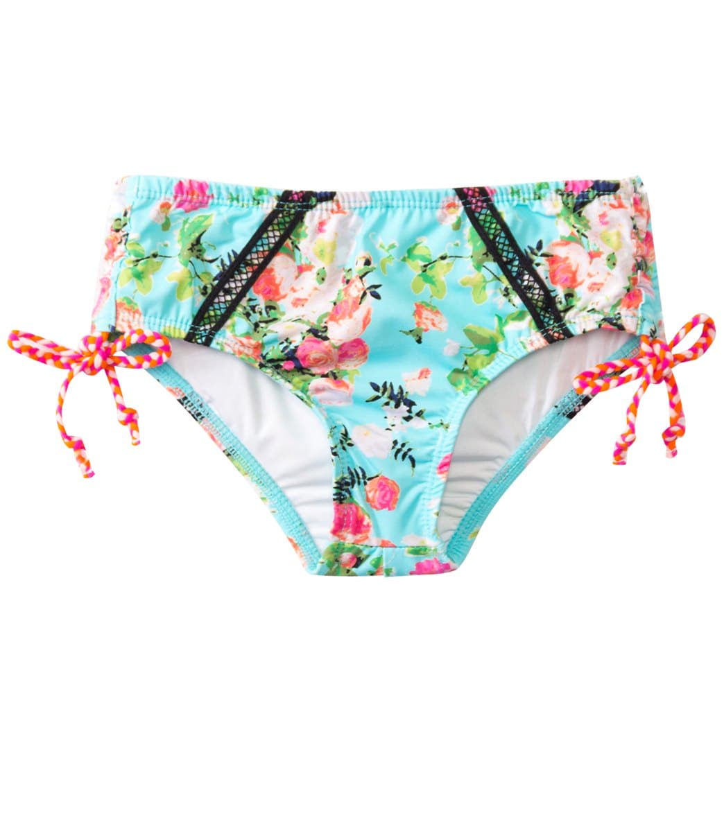 California Kisses Girls' Gypsy Rose Bikini Bottom (6X14) at