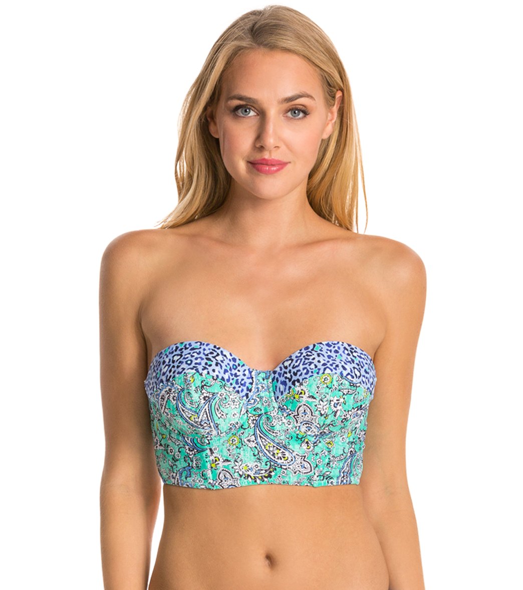 Verwonderlijk Profile Blush Swimwear Urban Jungle Underwire Bustier Bikini Top JD-61