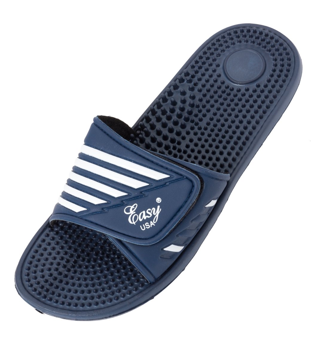 Easy USA Men's Massage Slide Sandals at