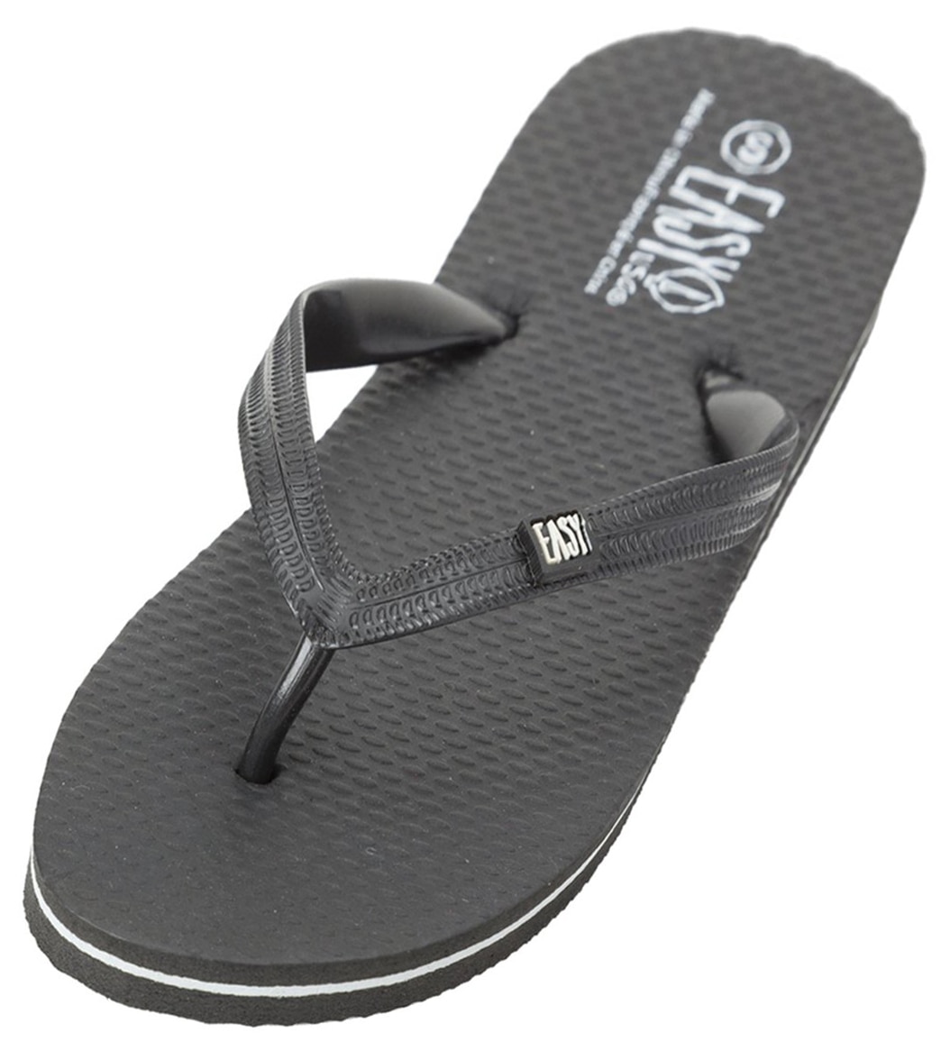 Easy Usa Women's Zory Flip Flop - Black Small Size Small - Swimoutlet.com