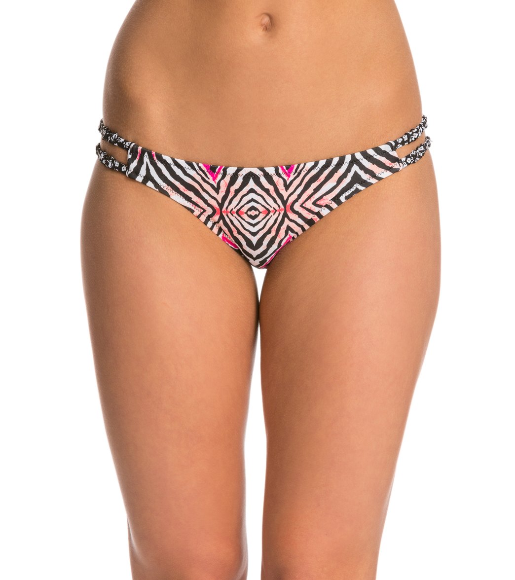 Volcom Wild Marks Full Bikini Bottom - Scream Magenta Xl - Swimoutlet.com