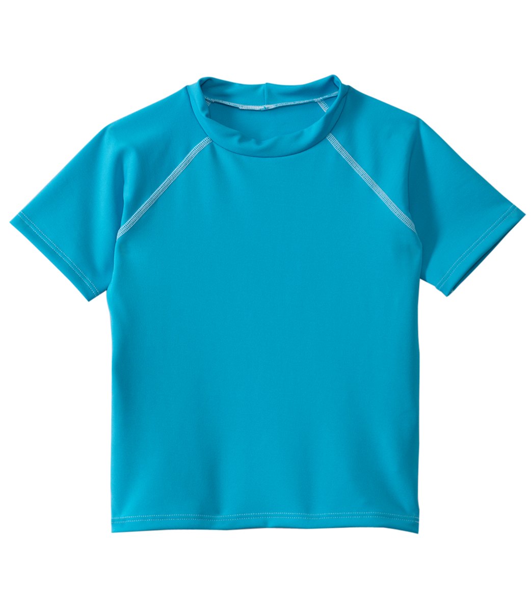 Dolfin Men's Kids' Rashguard 2T-7 - Turquoise 3T - Swimoutlet.com