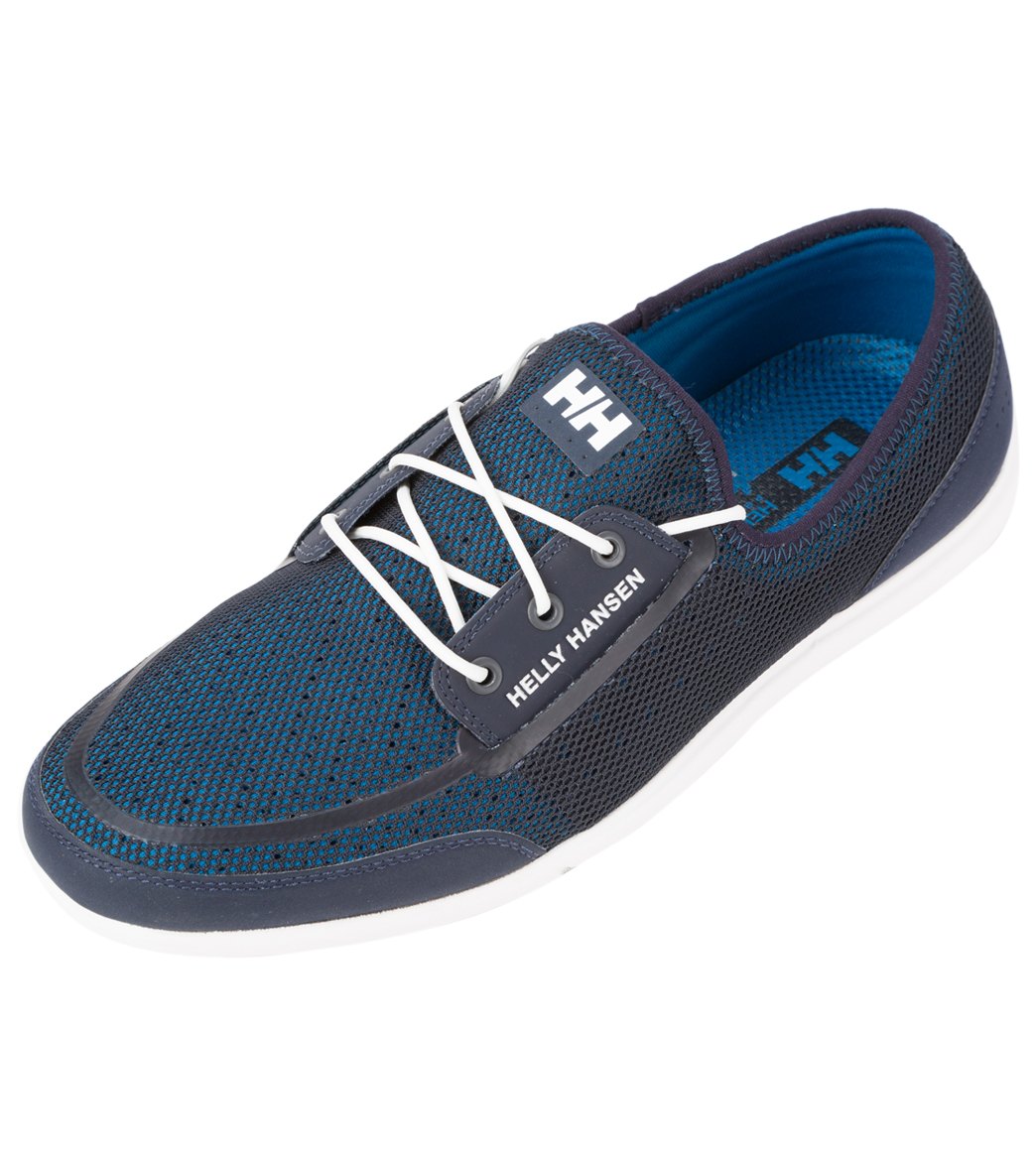 Helly Hansen Men's Trysail Water Shoes - Prussian Blue/Navy/Off White/Light Grey 7 - Swimoutlet.com
